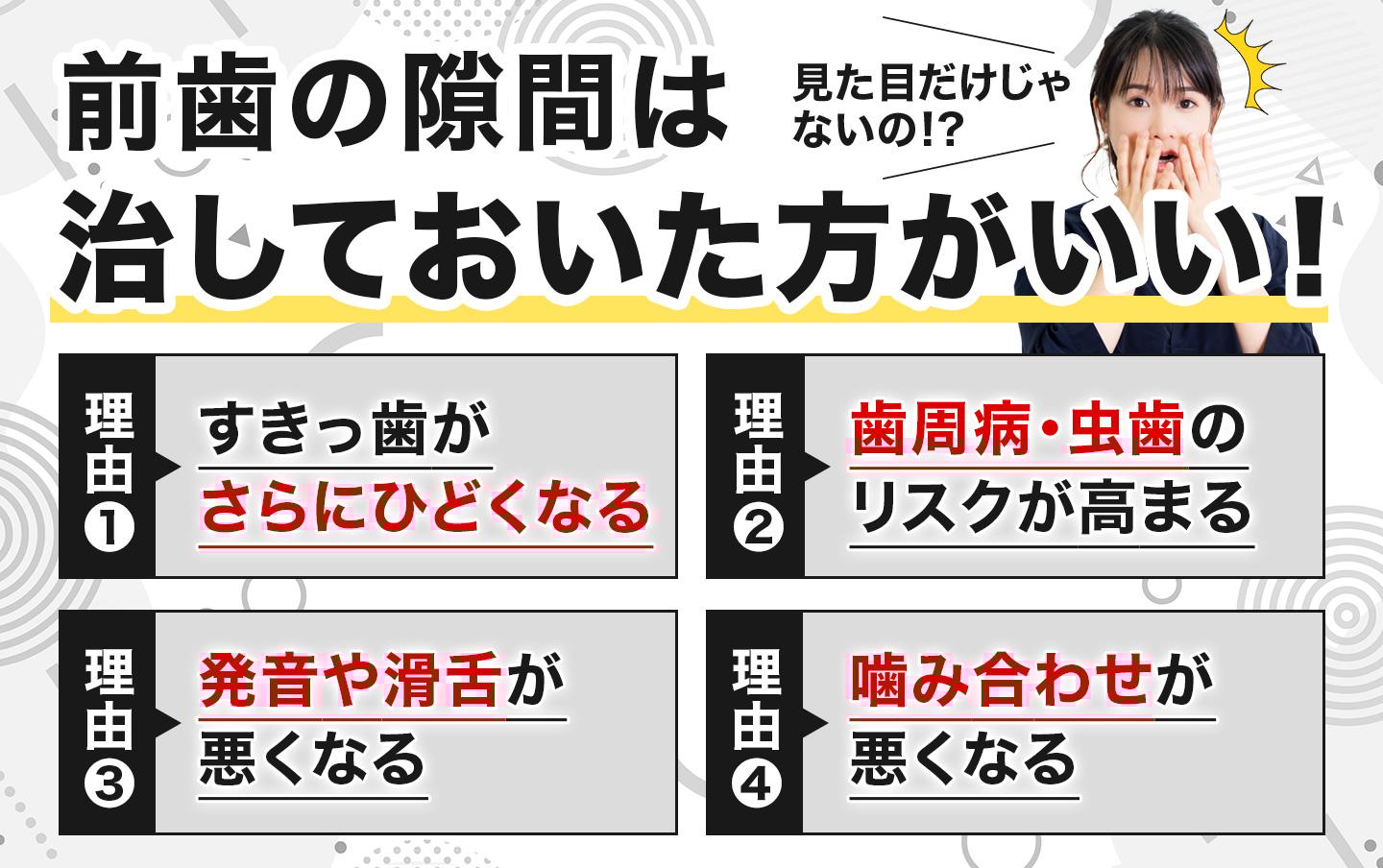 治しておいた方がいい理由