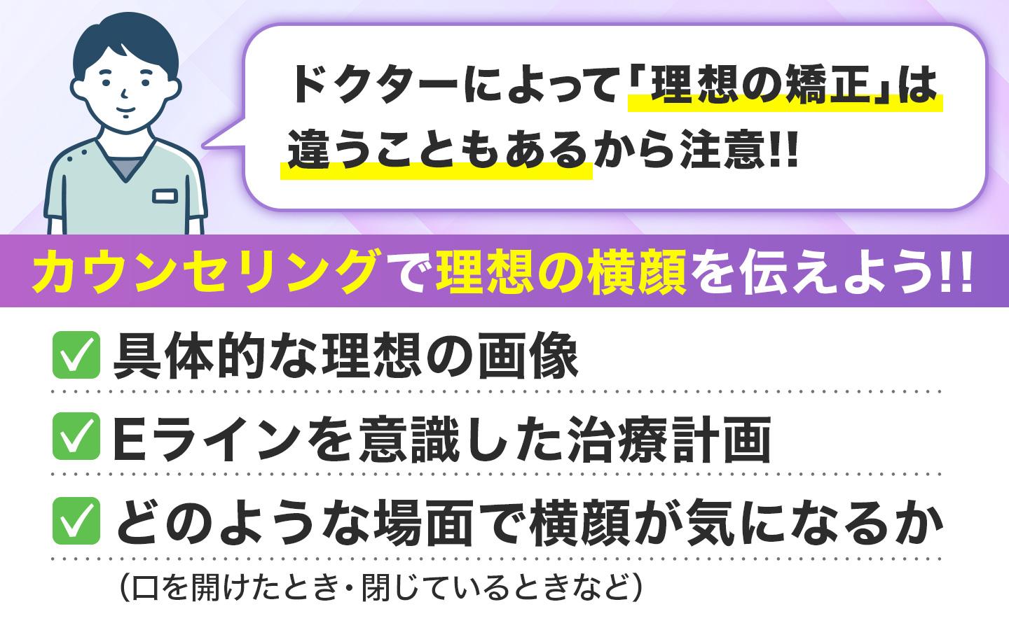 理想の矯正は違うことがある