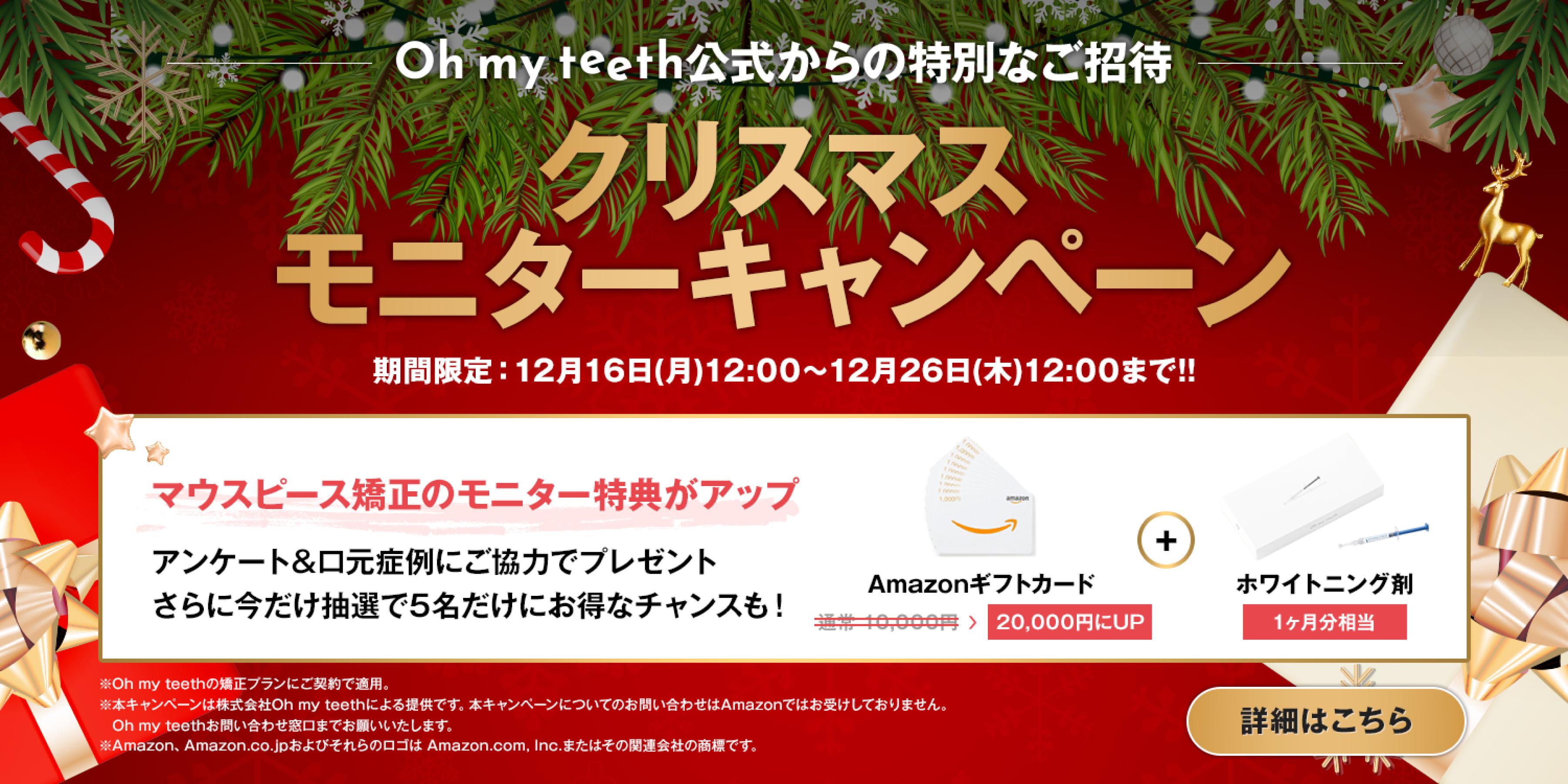 クリスマスモニターキャンペーン