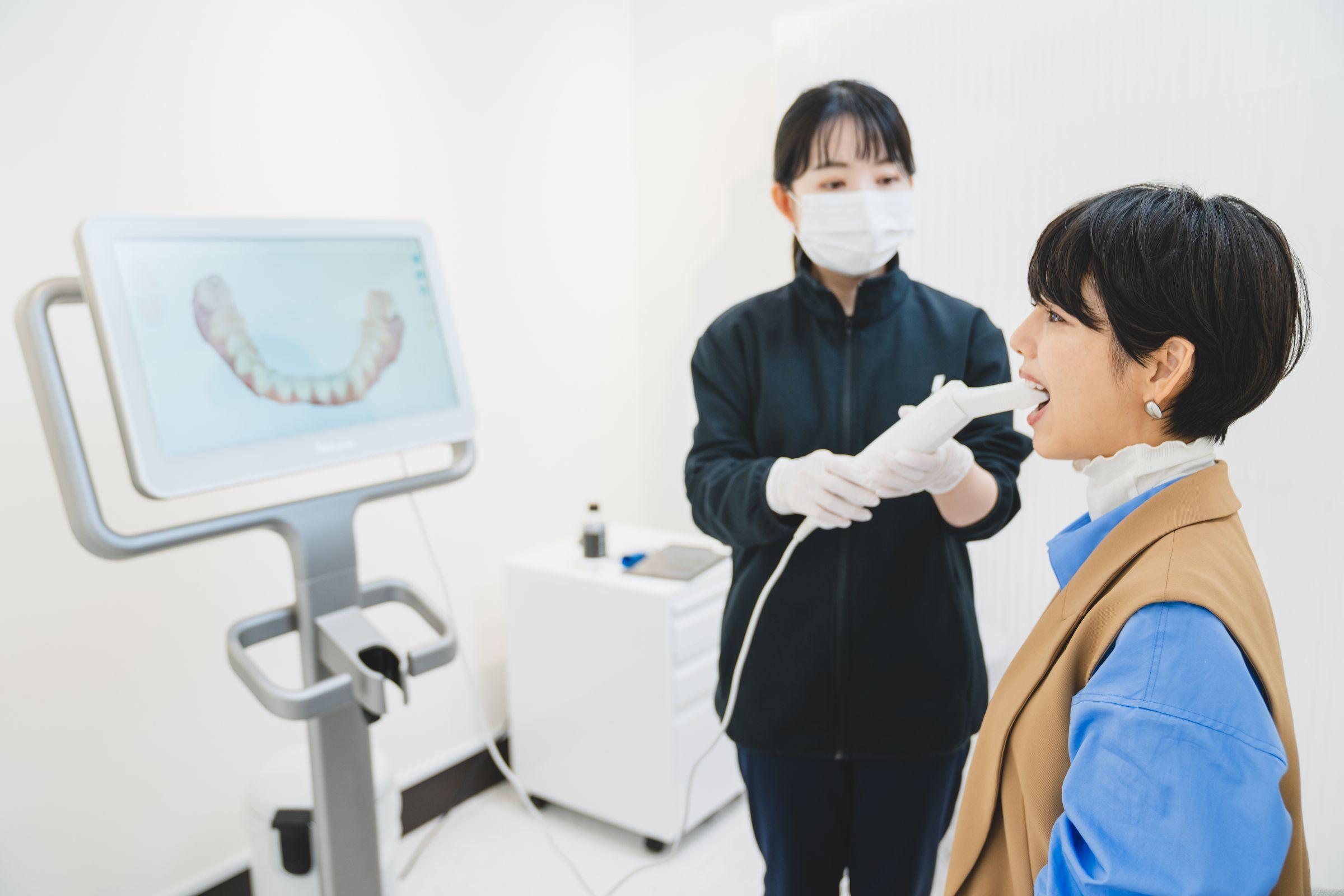 マウスピース矯正 Oh my teethの無料歯型スキャン